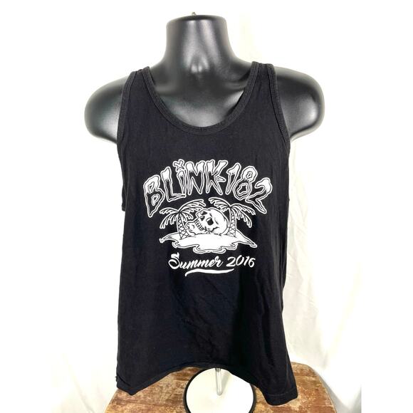 Blink-182 Summer 2016 Tour Tank Top Black Medium - Picture 1 of 6